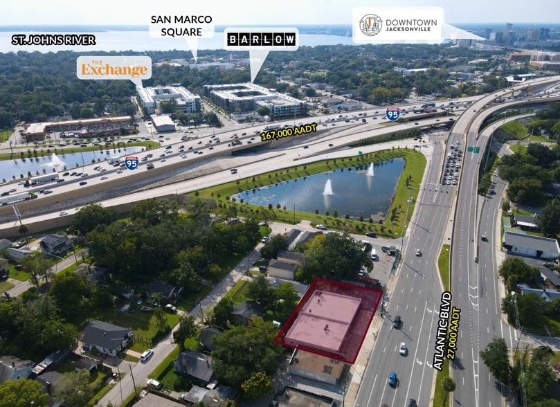 2256-2264 Atlantic Blvd, Jacksonville, FL for lease - Building Photo - Image 2 of 5