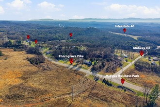 9710 Thorn Grove Pike, Strawberry Plains, TN - AÉRIEN  Vue de la carte