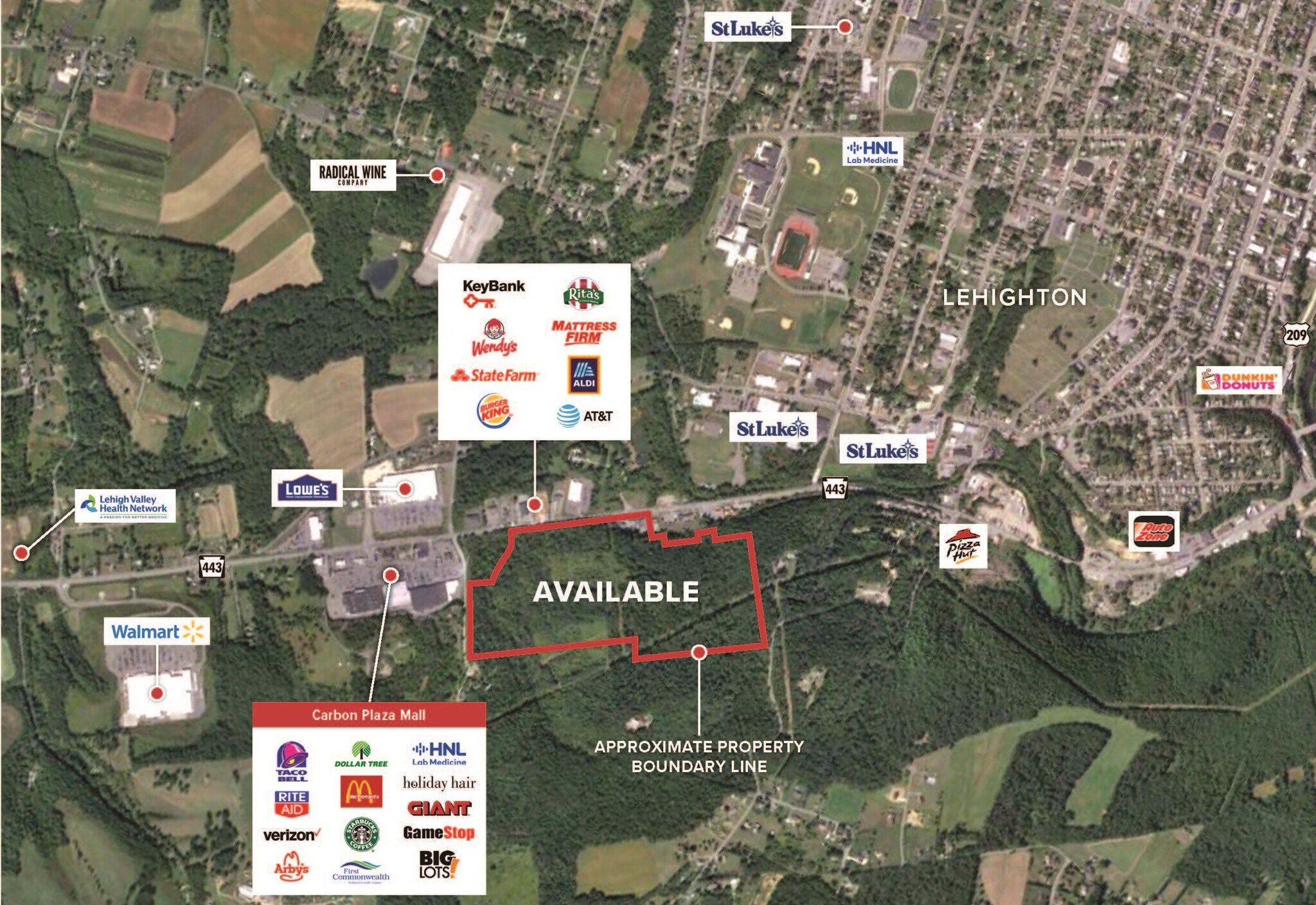 Route 443 & Mall Ln, Lehighton, PA for sale Building Photo- Image 1 of 4
