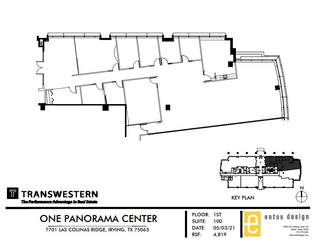 7701 Las Colinas Rdg, Irving, TX for lease Floor Plan- Image 1 of 1