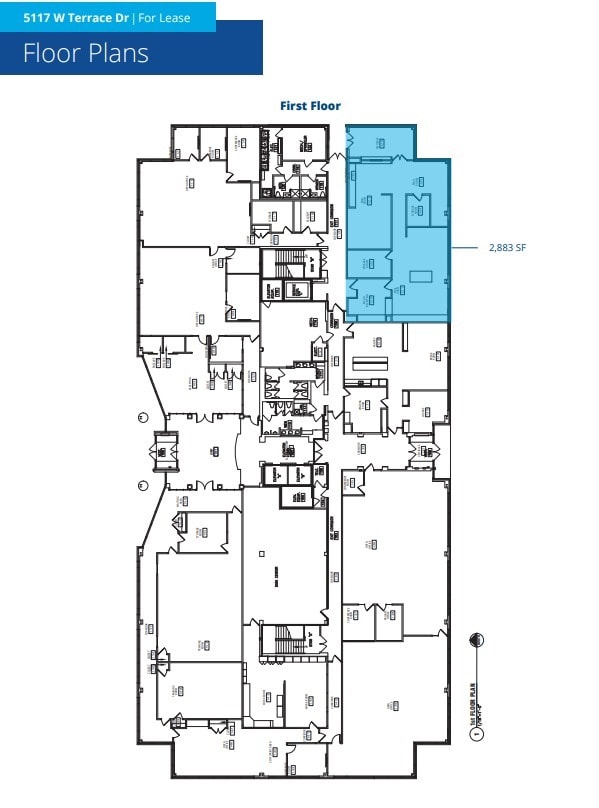5117 W Terrace Dr, Madison, WI à louer Plan d’étage- Image 1 de 1