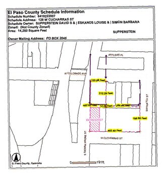 Plus de détails pour 120 Cucharras, Colorado Springs, CO - Terrain à vendre