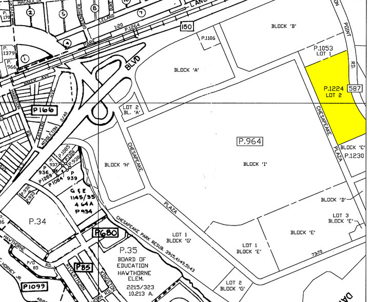 670 Chesapeake Park Plz, Middle River, MD à louer - Plan cadastral - Image 2 de 10