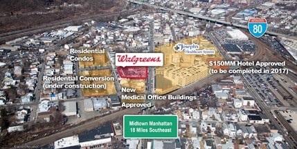 740 Main St, Paterson, NJ - AERIAL  map view