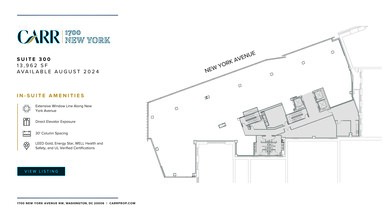 1700 New York Ave NW, Washington, DC à louer Plan d’étage- Image 1 de 1