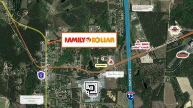 320 N Main St, Candor, NC - AERIAL  map view