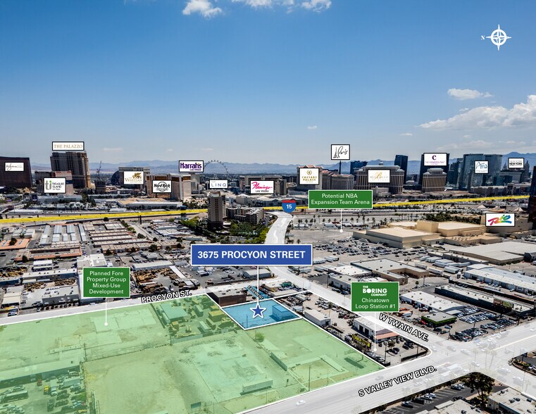3675 Procyon St, Las Vegas, NV à vendre - Aérien - Image 3 de 4