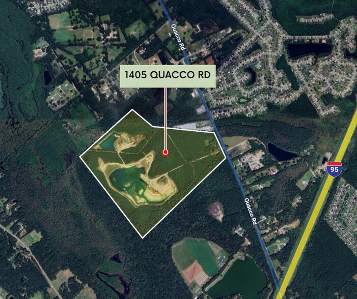 1405 Quacco Rd, Pooler, GA à vendre - Aérien - Image 1 de 1