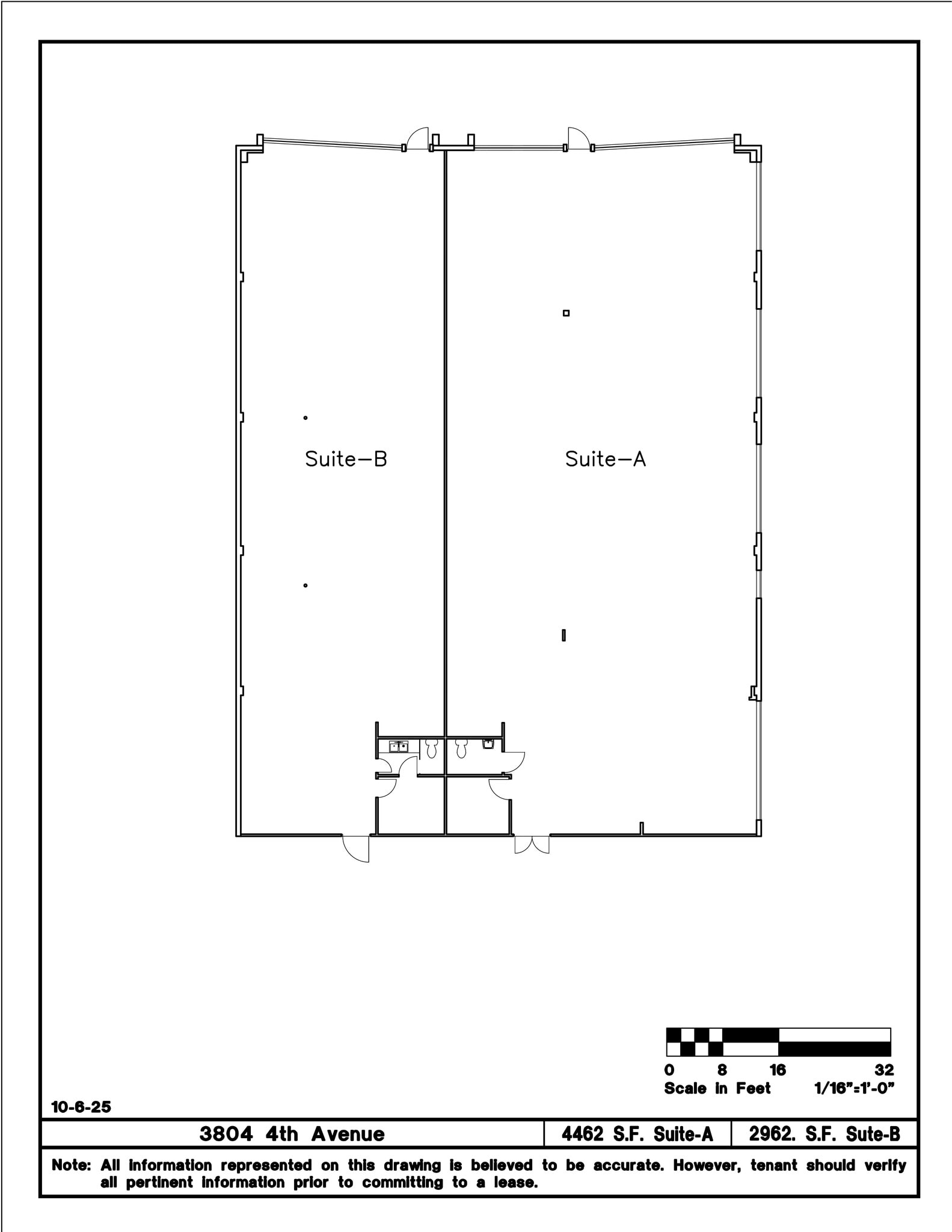 3804-3806 4th Ave, San Diego, CA à louer Plan de site- Image 1 de 1