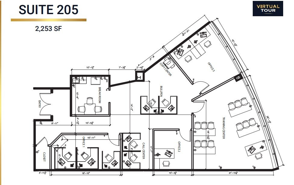 150 Motor Pkwy, Hauppauge, NY à louer Plan d  tage- Image 1 de 1