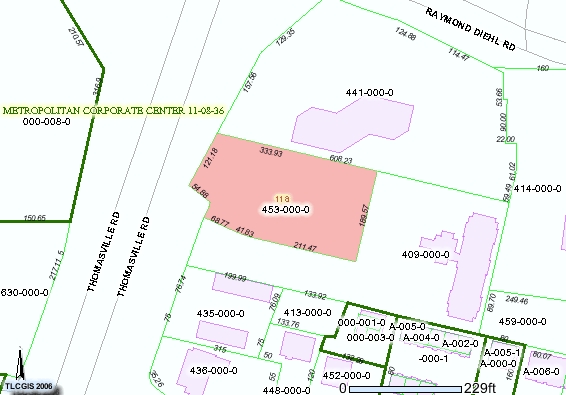 1545 Raymond Diehl Rd, Tallahassee, FL à louer - Plan cadastral - Image 2 de 23