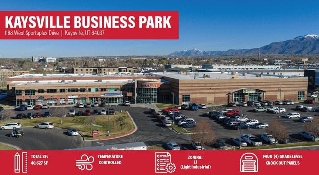 More details for 1188-1190 W Sportsplex Dr, Kaysville, UT - Industrial for Lease