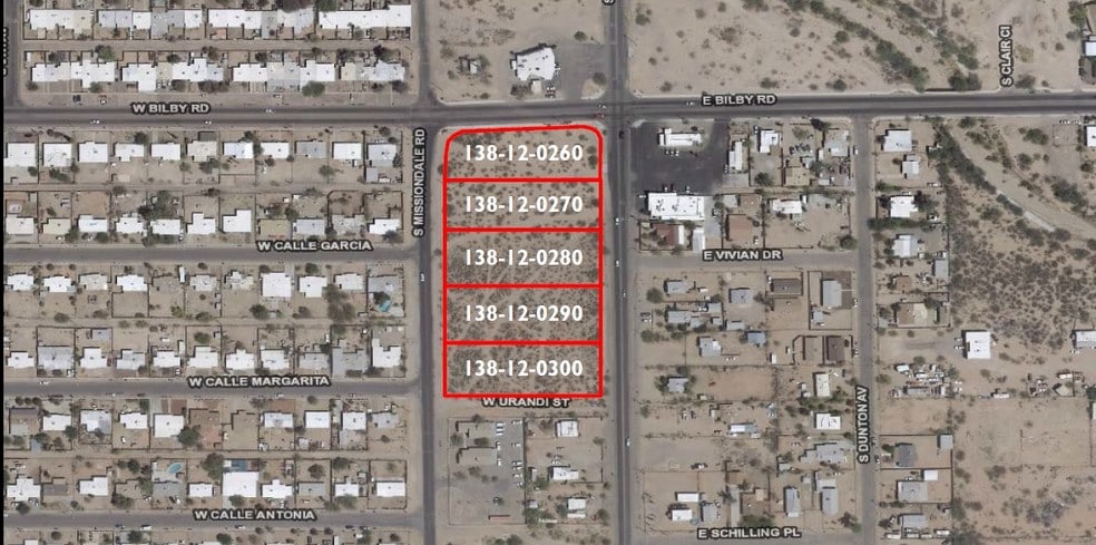 6130 S 6th Ave, Tucson, AZ à vendre - Aérien - Image 2 de 4