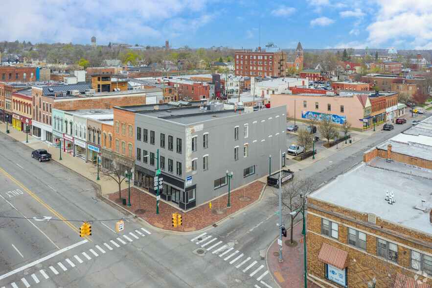 100-102 W Michigan Ave, Ypsilanti, MI à louer - Aérien - Image 3 de 3