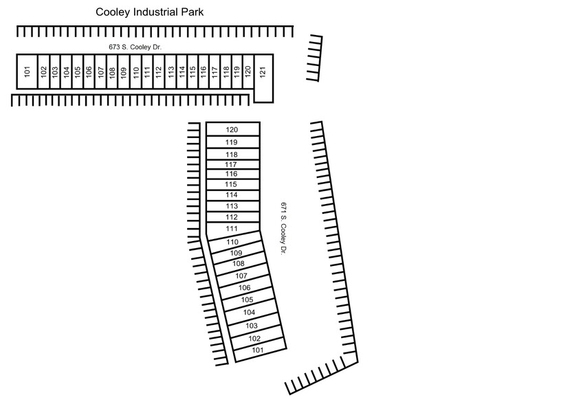 671 E Cooley Dr, Colton, CA à louer - Plan de site - Image 2 de 10