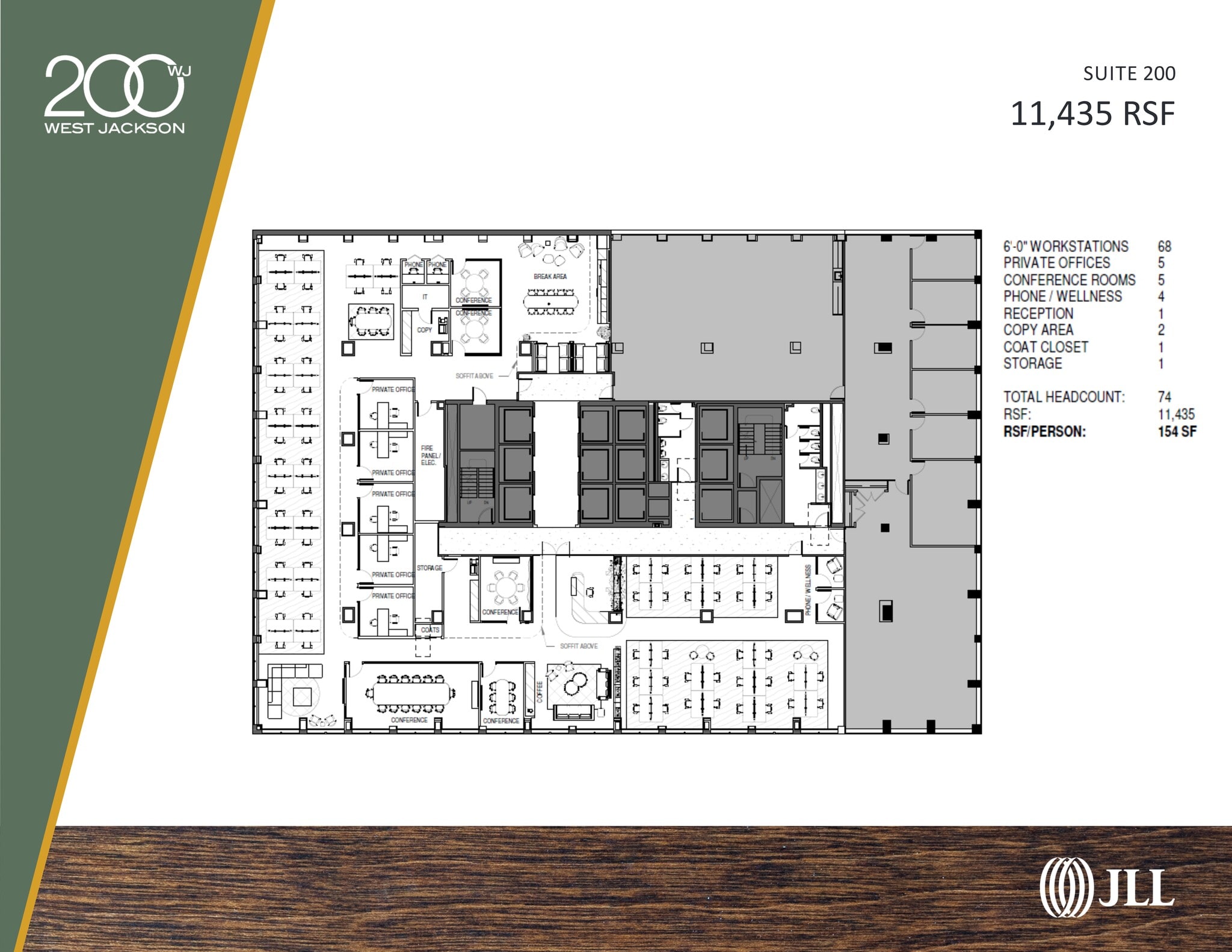 200 W Jackson Blvd, Chicago, IL for lease Site Plan- Image 1 of 9