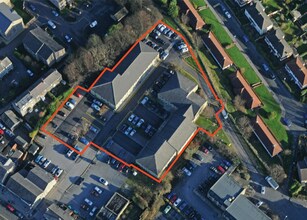 Feast Field, Leeds, WYK - Aérien  Vue de la carte