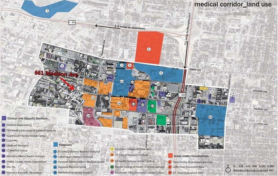 661 Madison Ave, Memphis, TN à vendre - Photo du bâtiment - Image 3 de 26