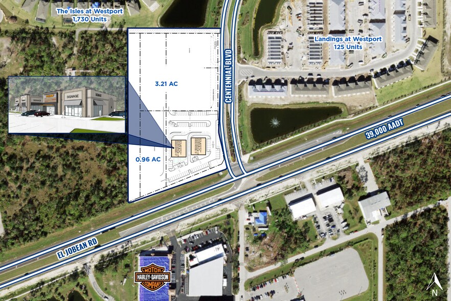 2155 Centennial, Port Charlotte, FL à louer - Photo du bâtiment - Image 3 de 4