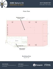 3285 Saturn Ct, Peachtree Corners, GA for lease Floor Plan- Image 1 of 1