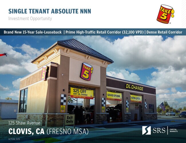Plus de détails pour 125 Shaw Ave, Clovis, CA - Commerce de détail à vendre