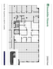 2000 Rue Peel, Montréal, QC à louer Plan d’étage- Image 1 de 1