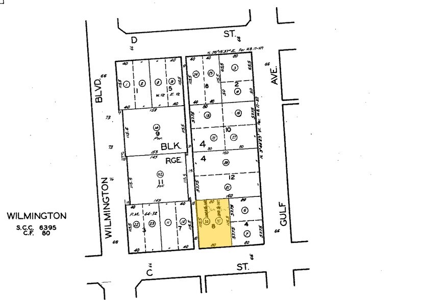 911 W C St, Wilmington, CA à louer - Plan cadastral - Image 3 de 26