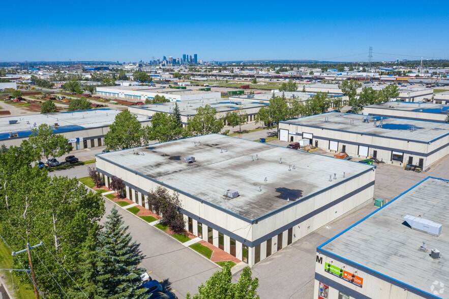 4216 54th Ave SE, Calgary, AB for lease - Aerial - Image 2 of 4