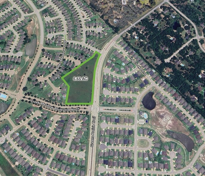 Greens Prairie Rd & Creek Meadow Blvd, College Station, TX à vendre - Aérien - Image 2 de 3