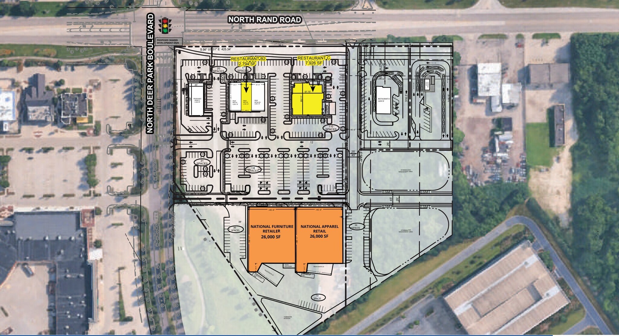 SEC OF RAND RD & DEER PARK BLVD, Kildeer, IL for lease Primary Photo- Image 1 of 2