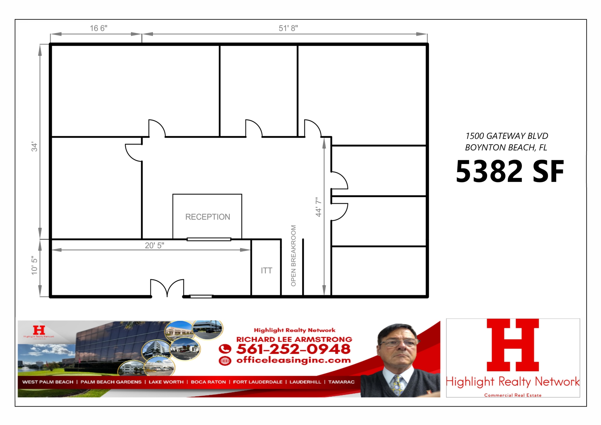 1500 Gateway Blvd, Boynton Beach, FL for lease Interior Photo- Image 1 of 1