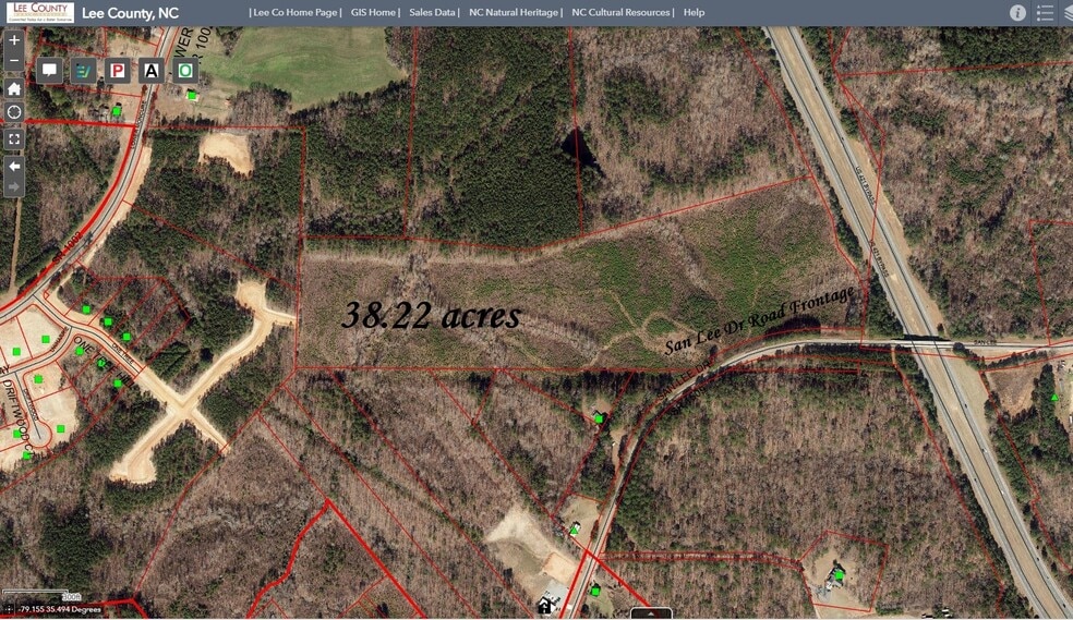 0 San-Lee Drive, Sanford, NC à vendre - Aérien - Image 2 de 3