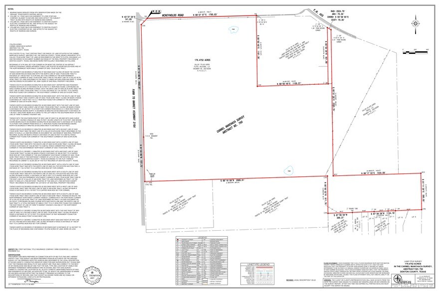 FM 455 E & McReynolds rd, Sanger, TX for sale - Site Plan - Image 2 of 2