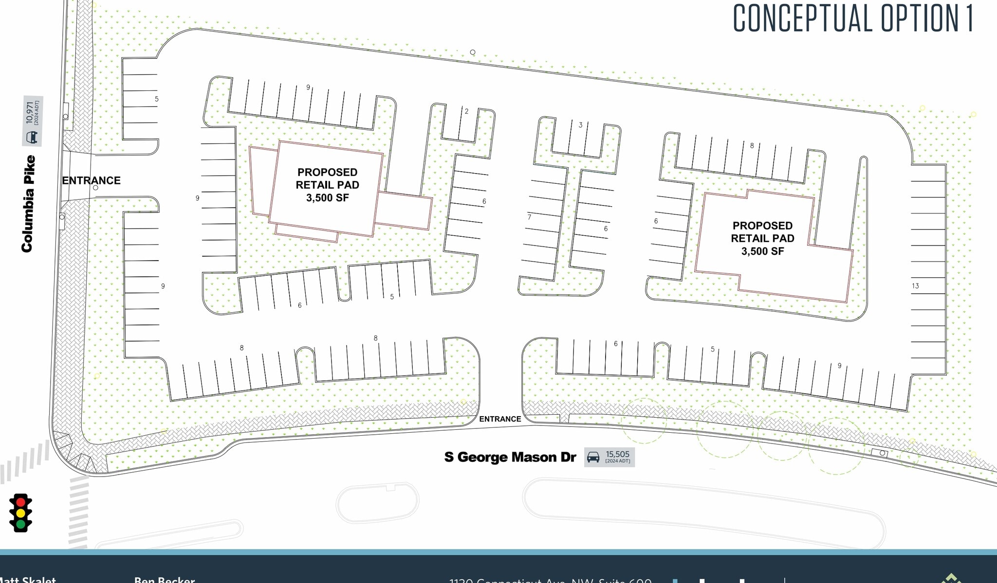 4110 Columbia Pike, Arlington, VA à louer Plan de site- Image 1 de 5