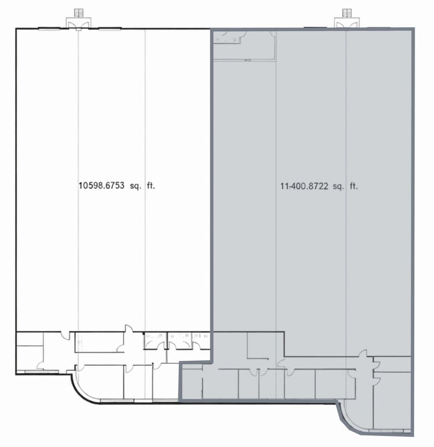 7524-7550 Ch De La Côte-de-Liesse, Montréal, QC H4P 1A9 - Unité 7544 -  - Plan d’étage - Image 1 of 5