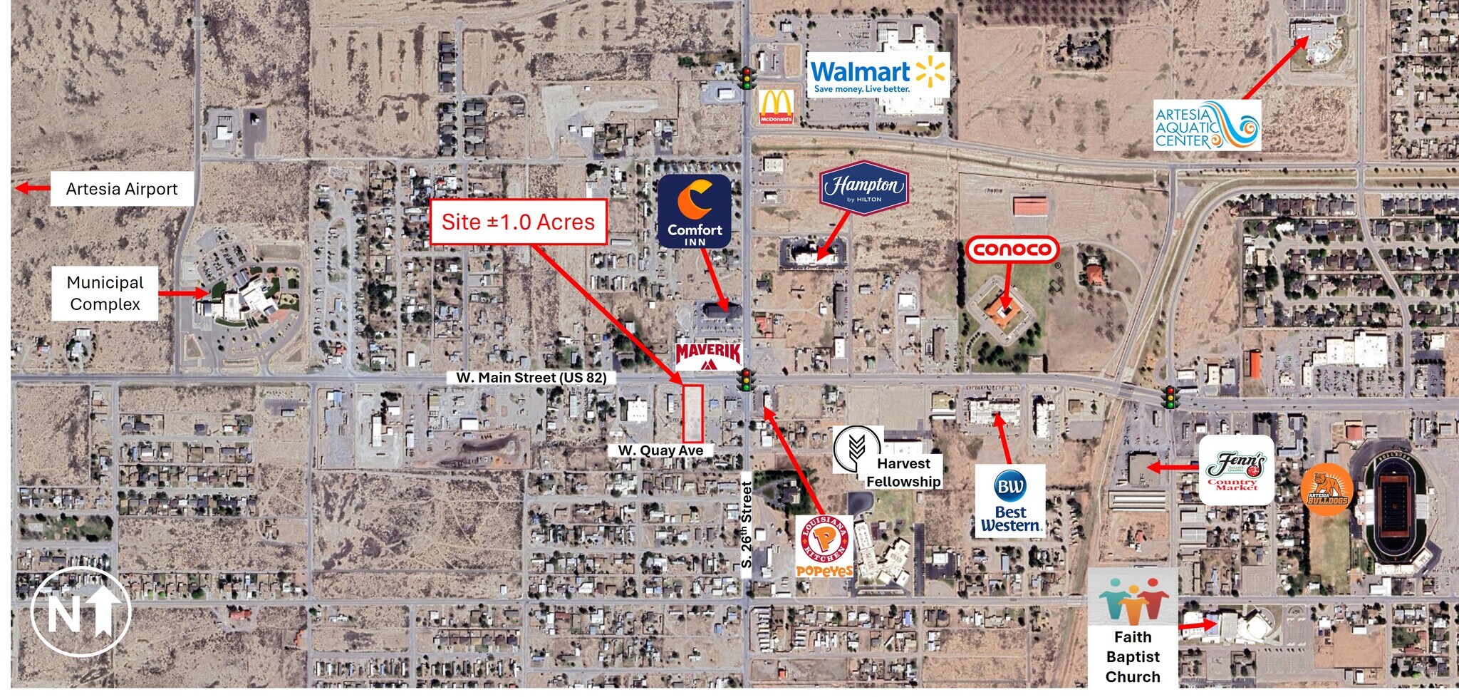 2607 Main st, Artesia, NM à vendre Photo principale- Image 1 de 4