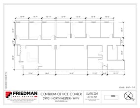 24901 Northwestern Hwy, Southfield, MI for lease Floor Plan- Image 1 of 1