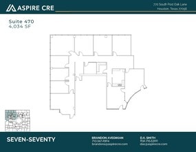 770 S Post Oak Ln, Houston, TX for lease Floor Plan- Image 1 of 4