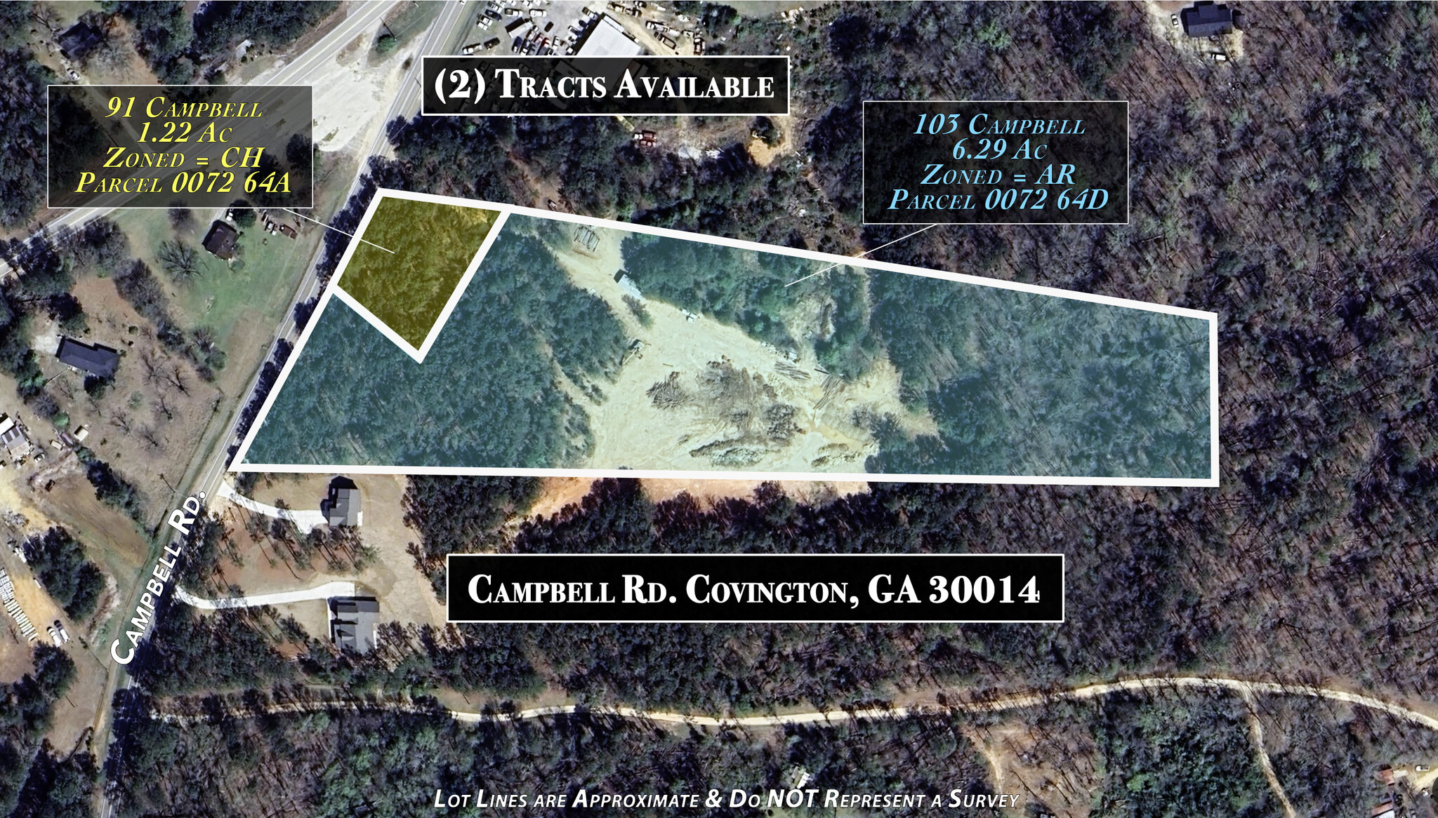 91 - 103 Campbell Rd, Covington, GA for sale Aerial- Image 1 of 2