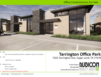 More details for Tarrington Ave -1, Sugar Land, TX - Office for Sale