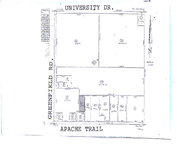 4448 E Main St, Mesa, AZ à vendre Plan cadastral- Image 1 de 1