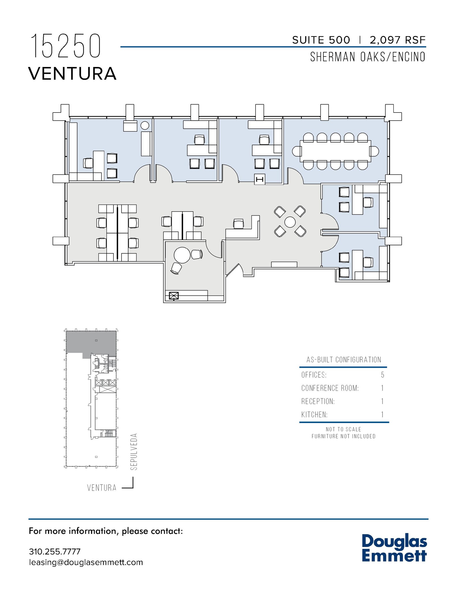 15250 Ventura Blvd, Sherman Oaks, CA à louer Plan d  tage- Image 1 de 1