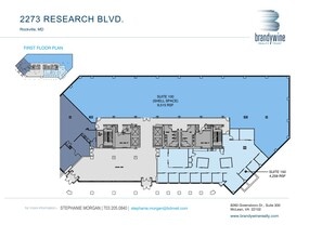 2273 Research Blvd, Rockville, MD for lease Floor Plan- Image 1 of 8
