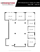 109 N Brush St, Tampa, FL for lease Floor Plan- Image 1 of 1