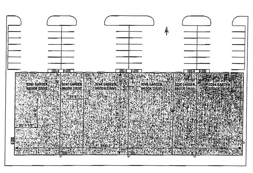 3240-3254 Garden Brook Dr, Farmers Branch, TX à louer - Plan d’étage type - Image 2 de 5