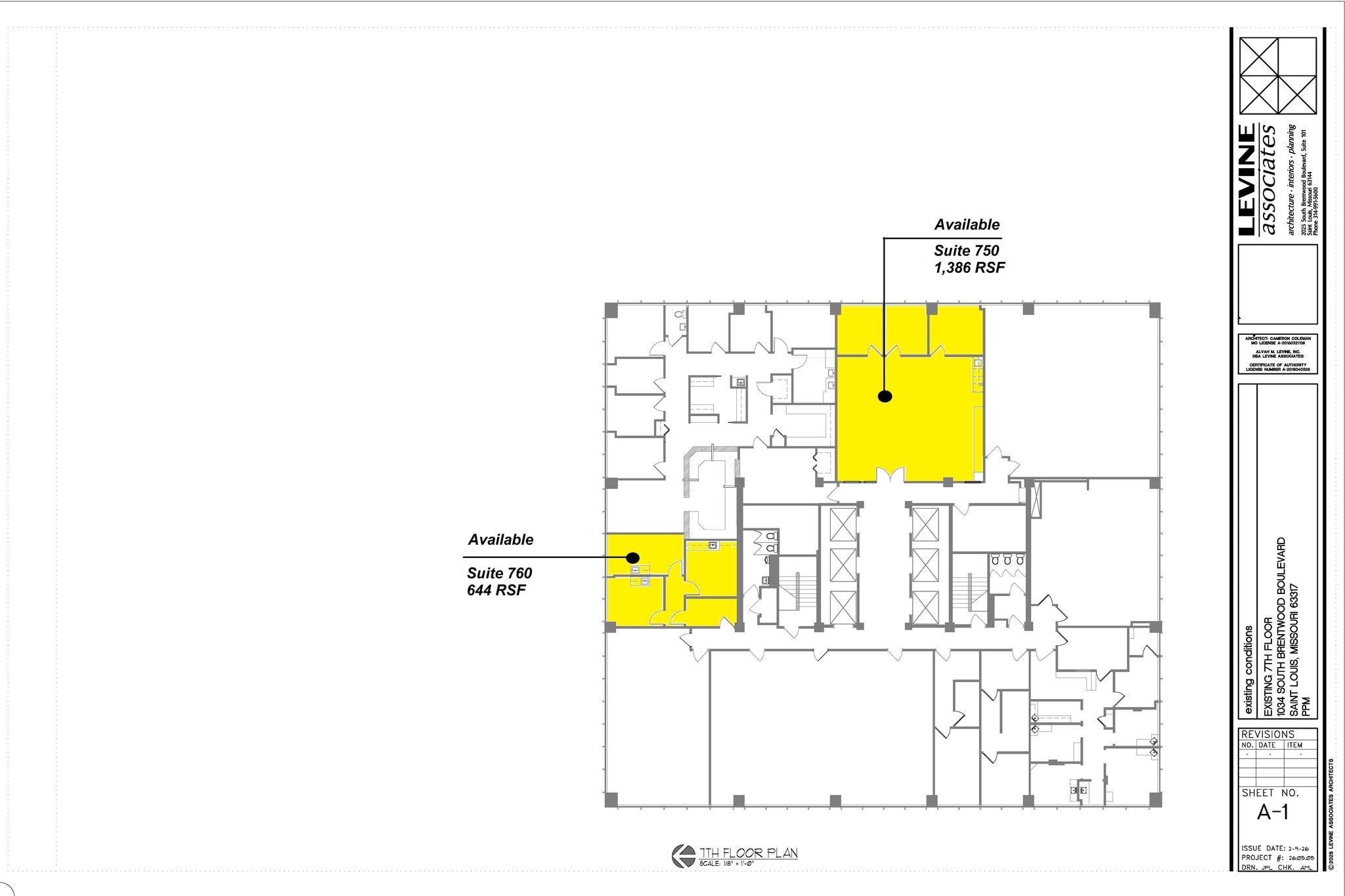 1034 S Brentwood Blvd, Richmond Heights, MO for lease Floor Plan- Image 1 of 1
