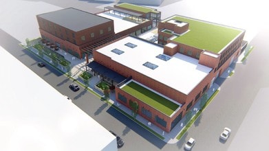 1401 Okie St NE, Washington, DC - AERIAL  map view