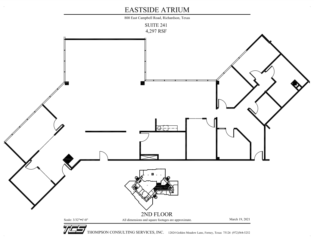 800 E Campbell Rd, Richardson, TX à louer Plan d’étage- Image 1 de 1