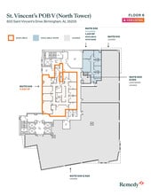 800 Saint Vincents Dr, Birmingham, AL for lease Floor Plan- Image 1 of 1