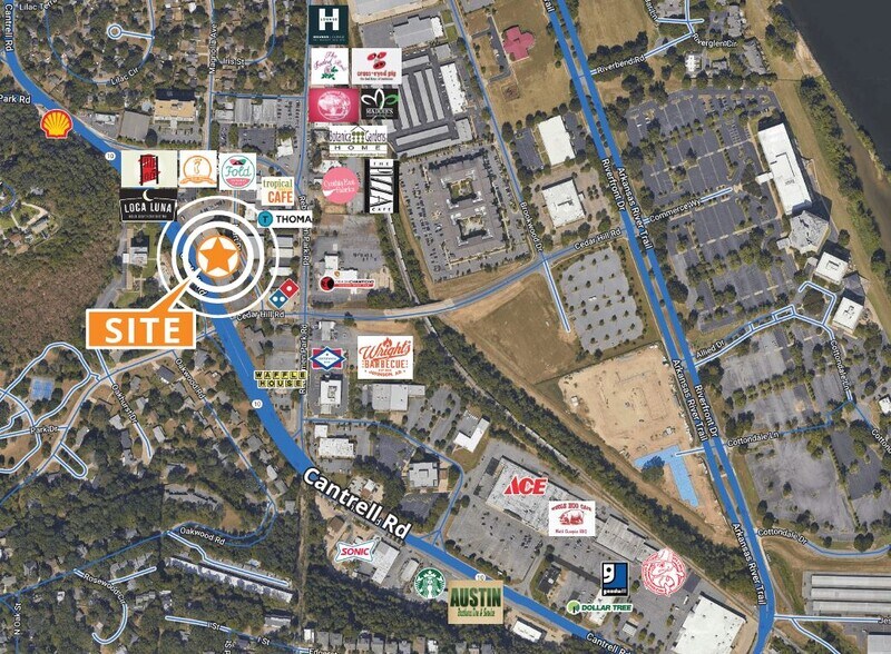 3600 Cantrell Rd, Little Rock, AR à vendre - Photo du bâtiment - Image 2 de 2